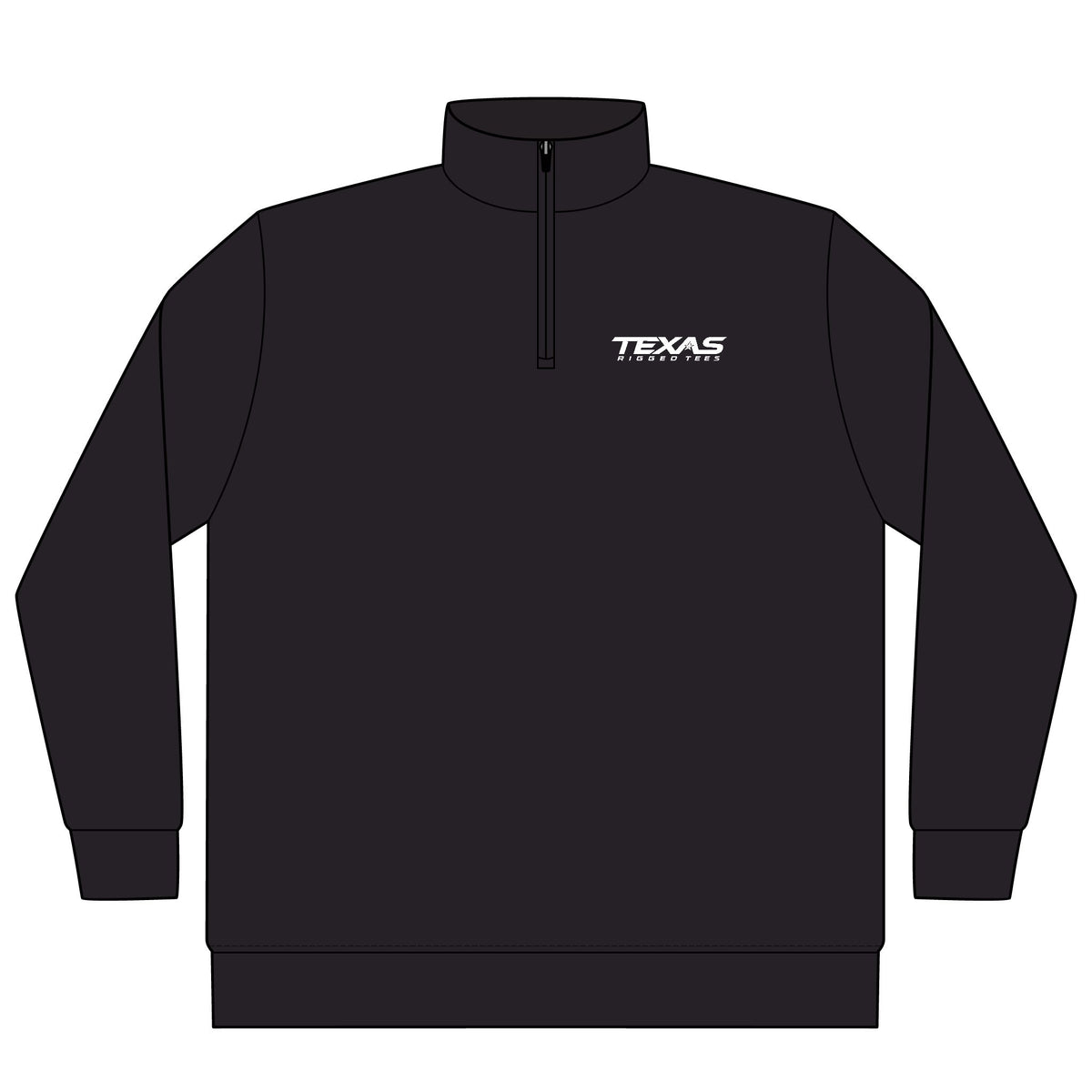 Texas Rigged Tees Unisex Midweight Quarter-Zip Pullover
