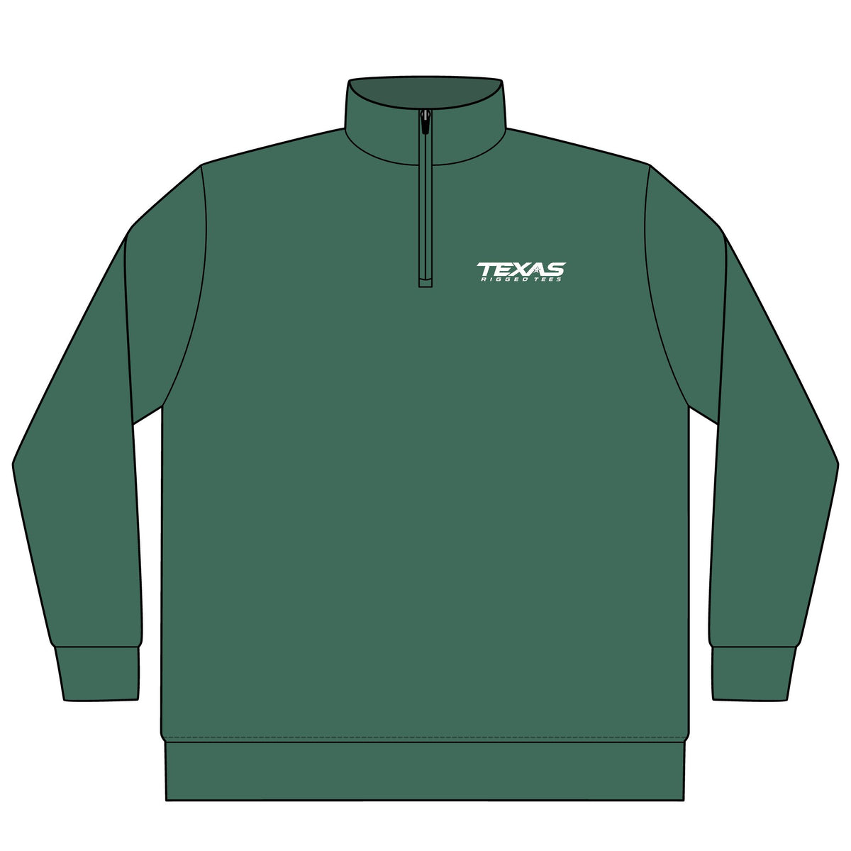 Texas Rigged Tees Unisex Midweight Quarter-Zip Pullover