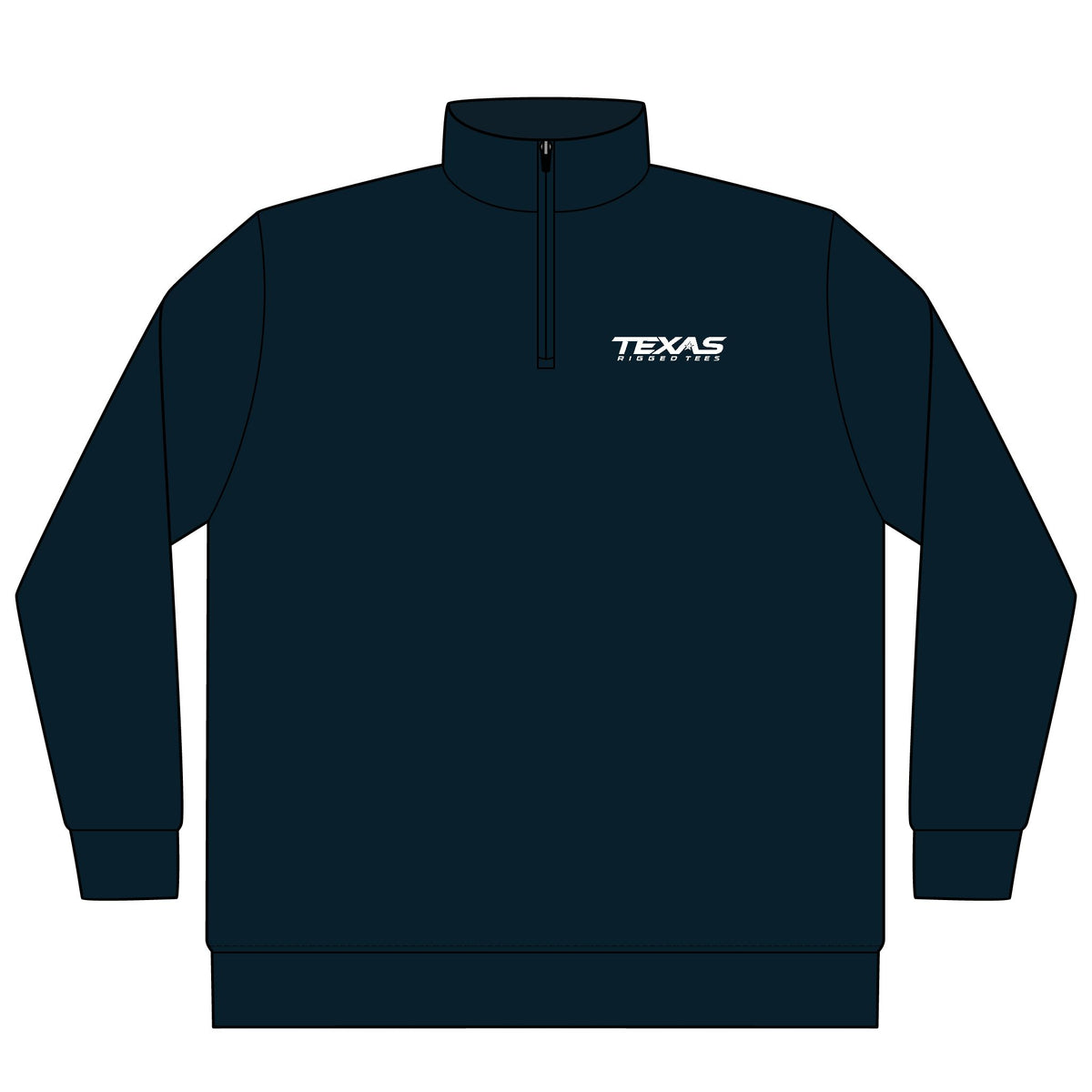 Texas Rigged Tees Unisex Midweight Quarter-Zip Pullover