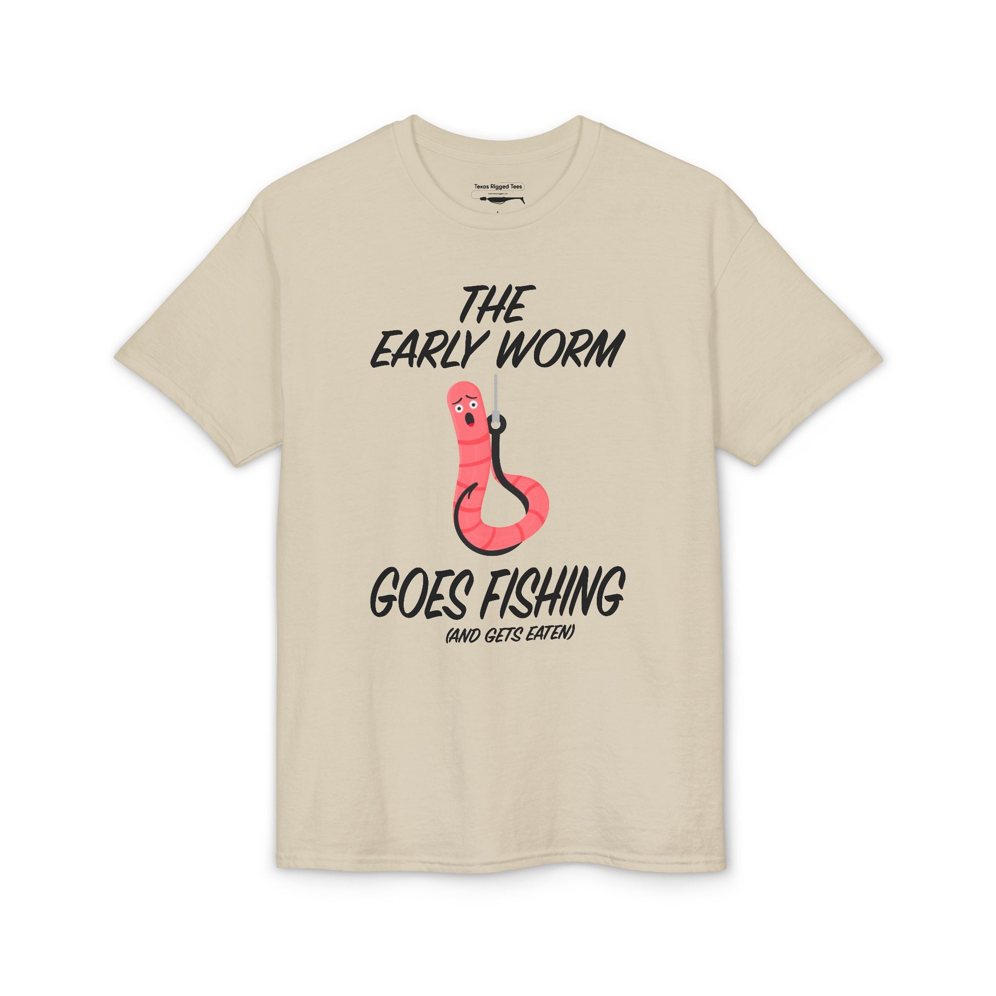 The Early Worm Goes Fishing (and Gets Eaten) — Unisex DryBlend® T-Shirt