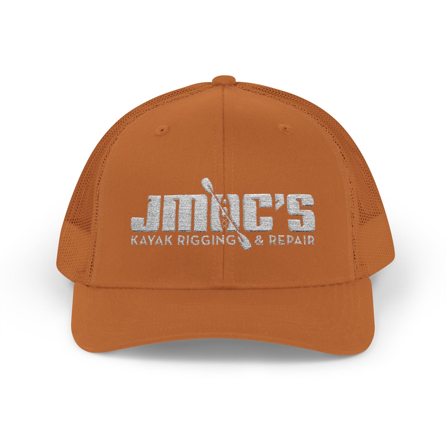 JMOC's Kayak Rigging & Repair (Light Logo) — Embroidered Baseball Cap