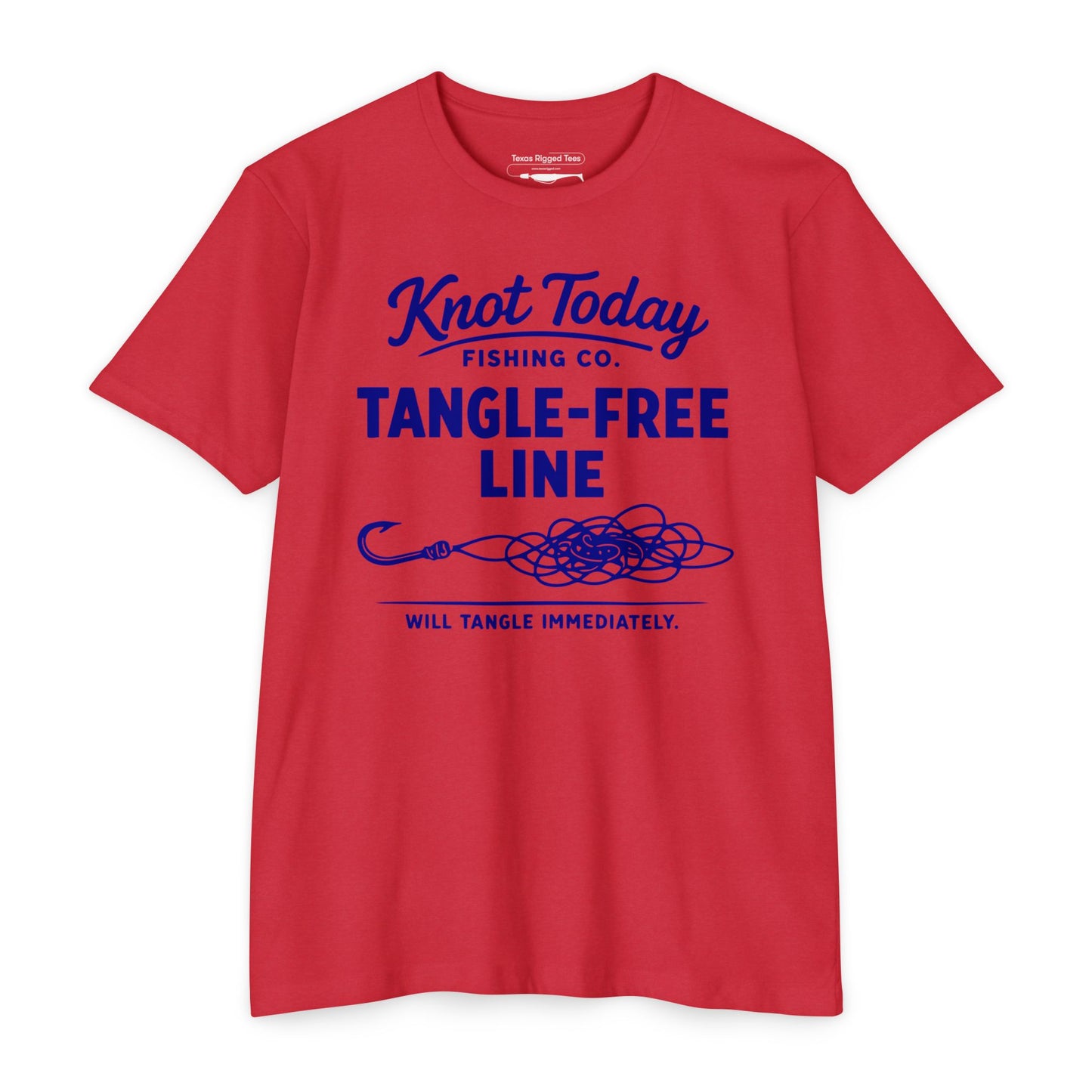 Knot Today Fishing Co. — Unisex Cotton-Poly Blend T-Shirt