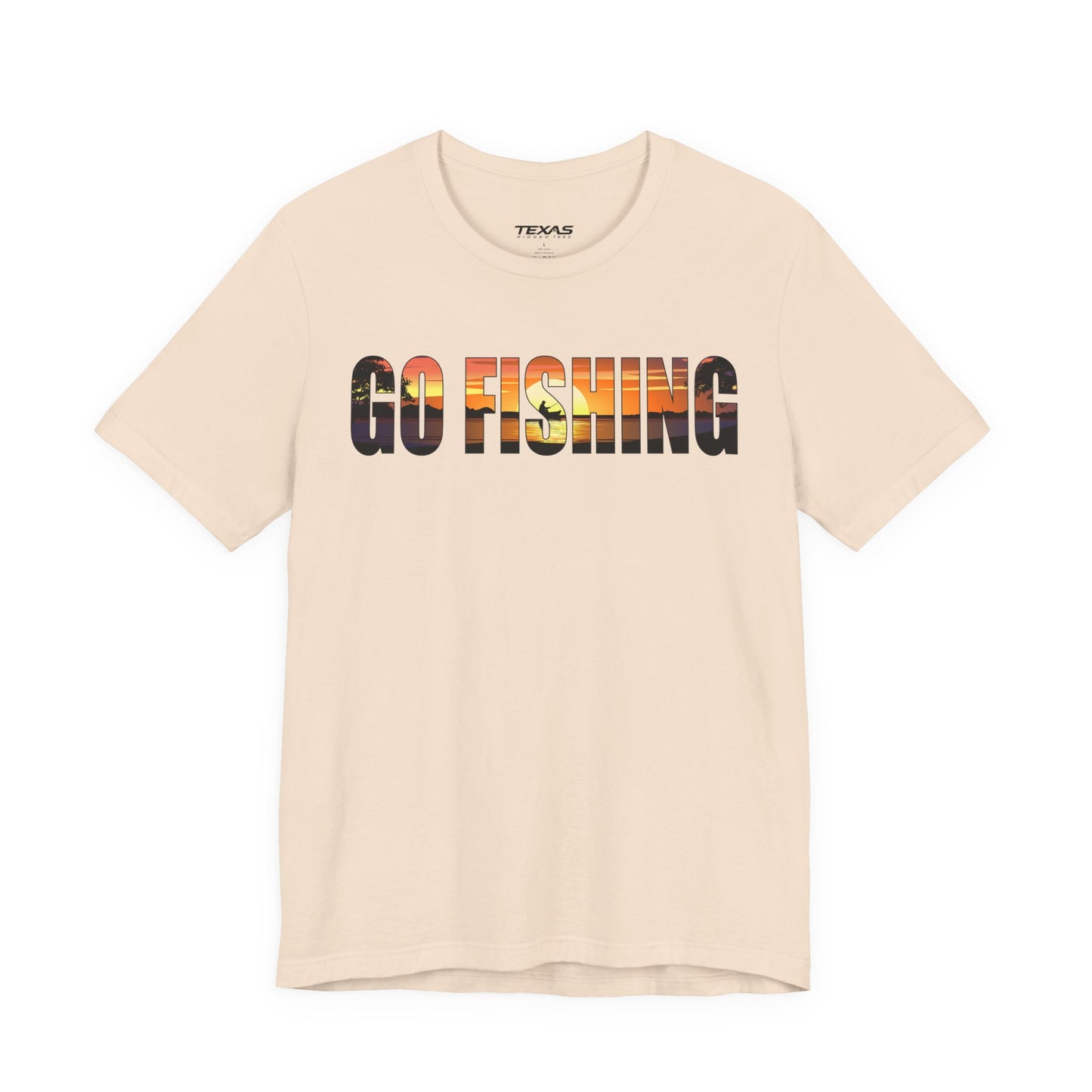 Go Fishing — Unisex Cotton Tee