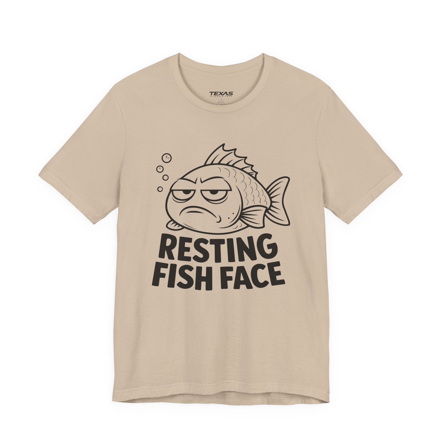 Resting Fish Face — Unisex Cotton Tee