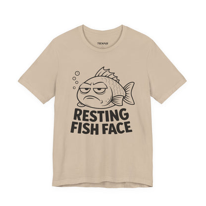 Resting Fish Face — Unisex Cotton Tee