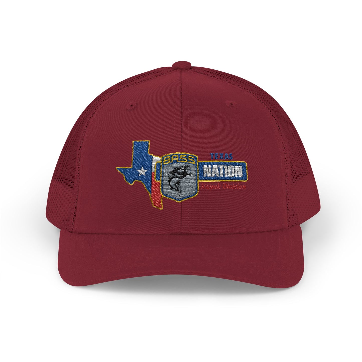 Texas BASS Nation (Kayak Division) — Embroidered Baseball Cap