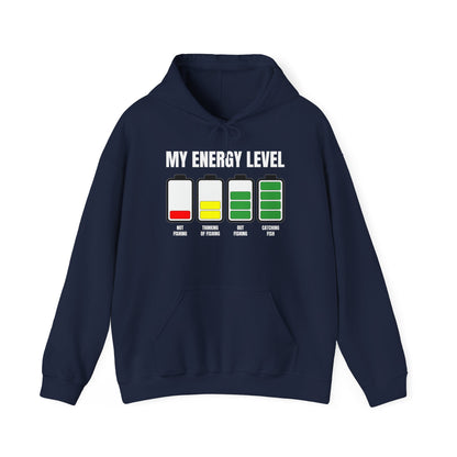 My Energy Level — Unisex Hooded Sweatshirt