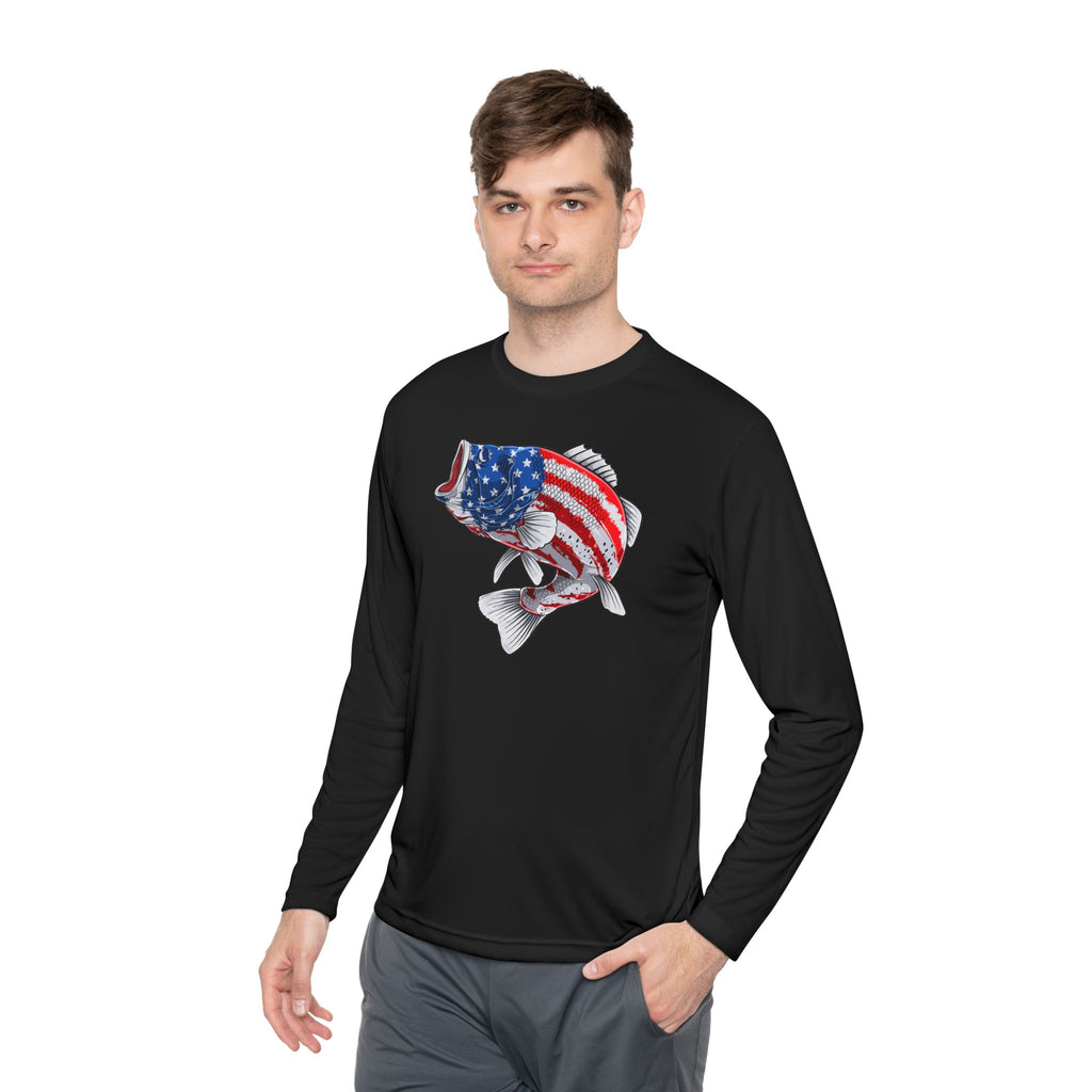 Patriotic Bass — Unisex Long Sleeve T-Shirt