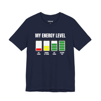 My Energy Level — Unisex Cotton Tee