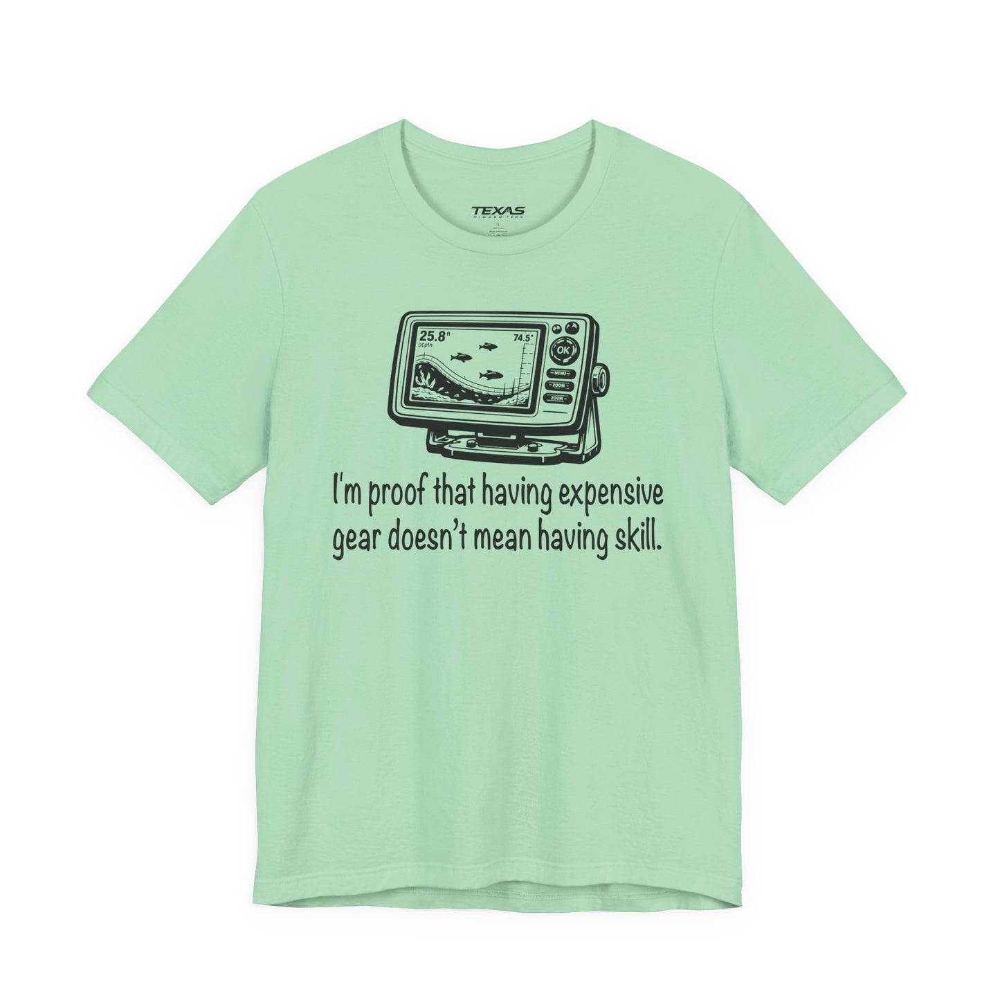 I'm proof that having expensive gear doesn't mean having skill — Unisex Cotton Tee