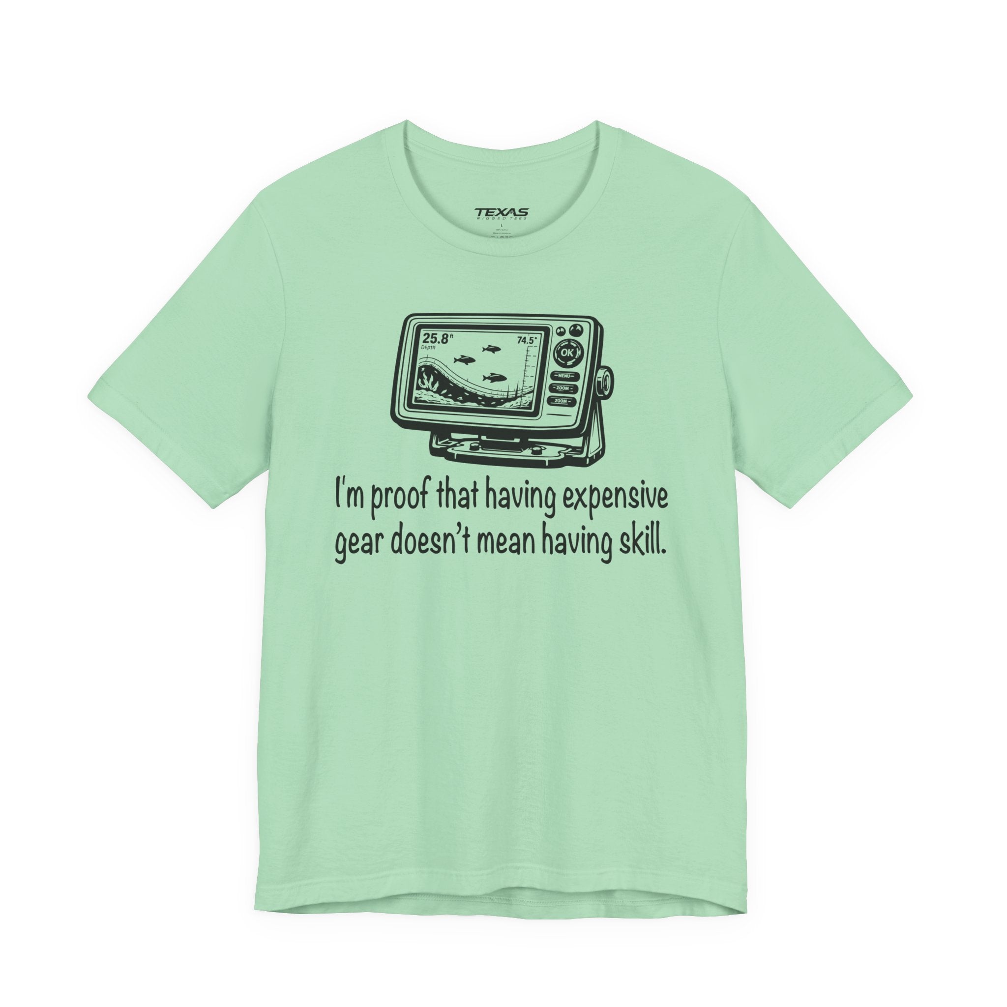 I'm proof that having expensive gear doesn't mean having skill — Unisex Cotton Tee