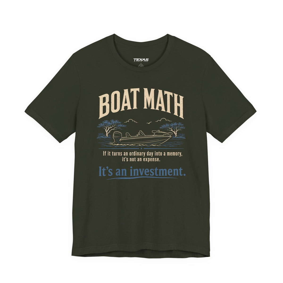 Boat Math — Unisex Cotton Tee
