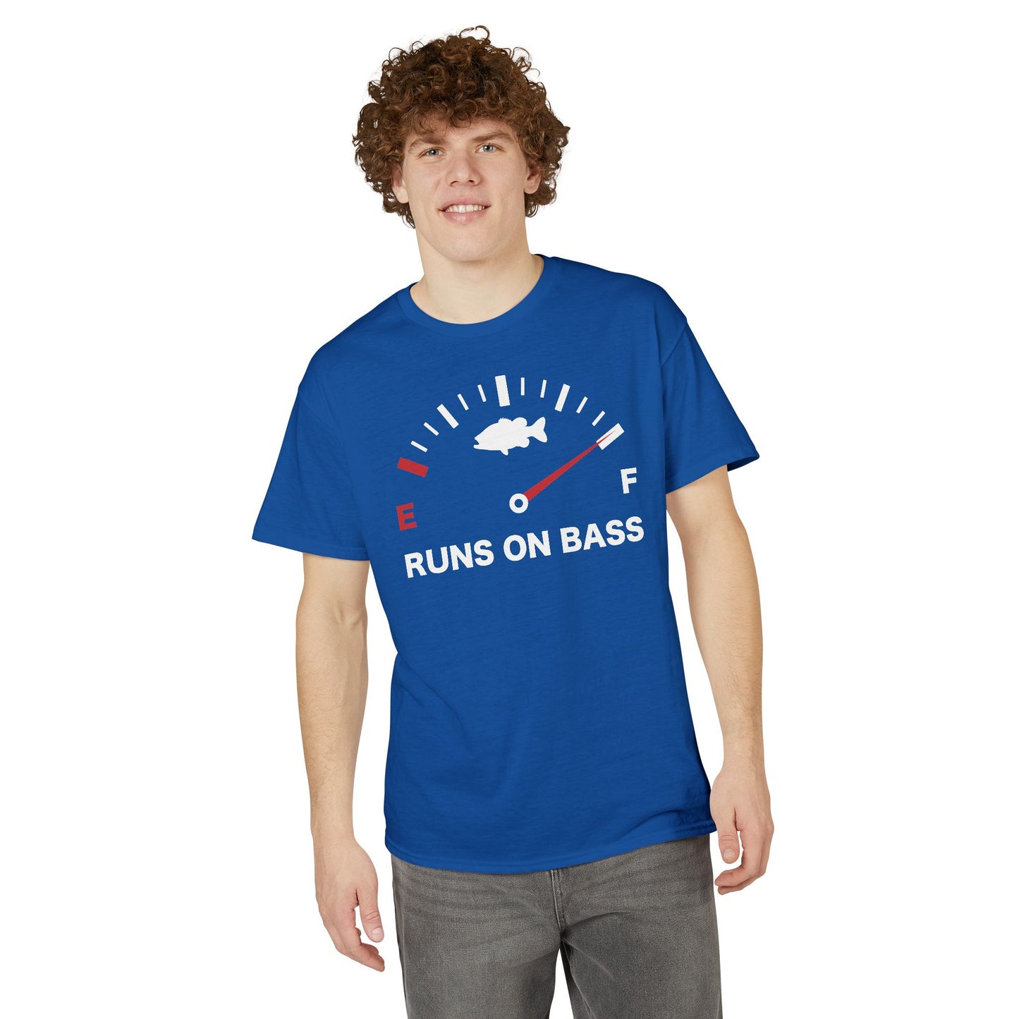 Runs on Bass — Unisex DryBlend® T-Shirt