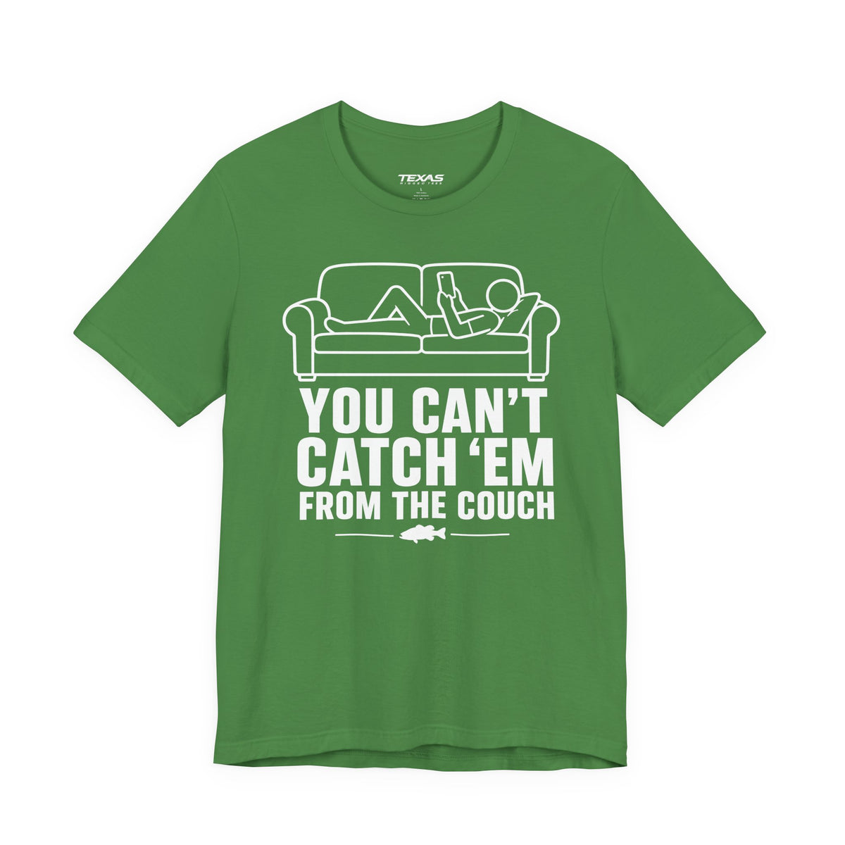You Can’t Catch Them From the Couch — Unisex Cotton Tee