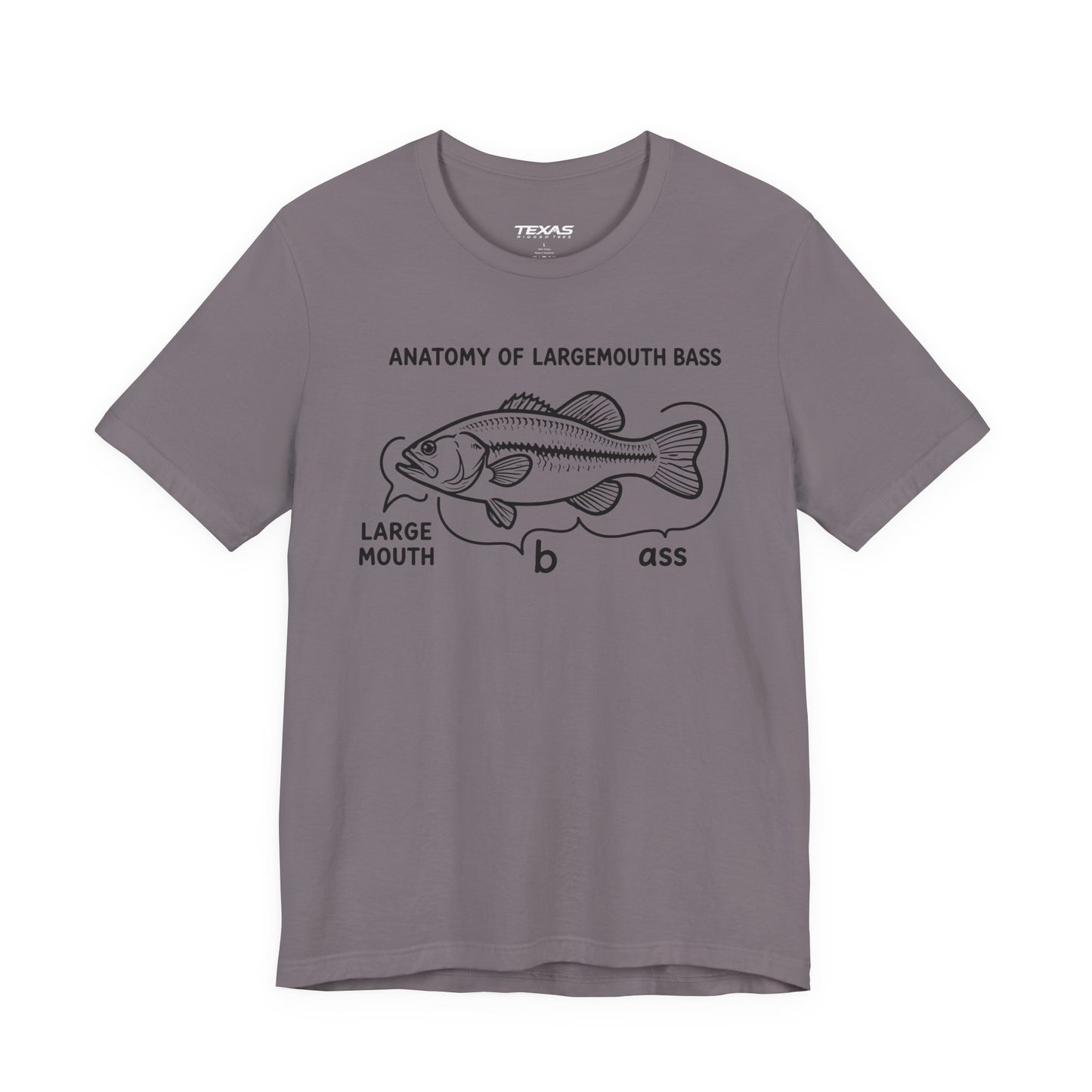Anatomy of a Largemouth Bass — Unisex Cotton Tee