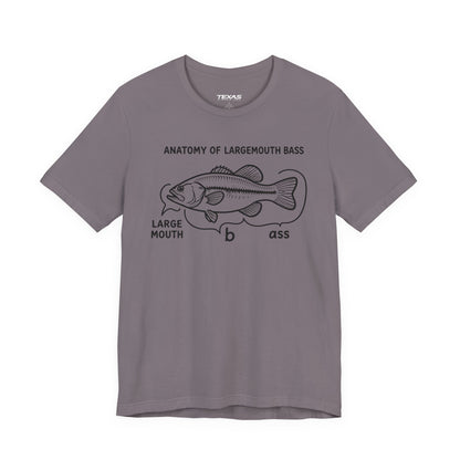 Anatomy of a Largemouth Bass — Unisex Cotton Tee