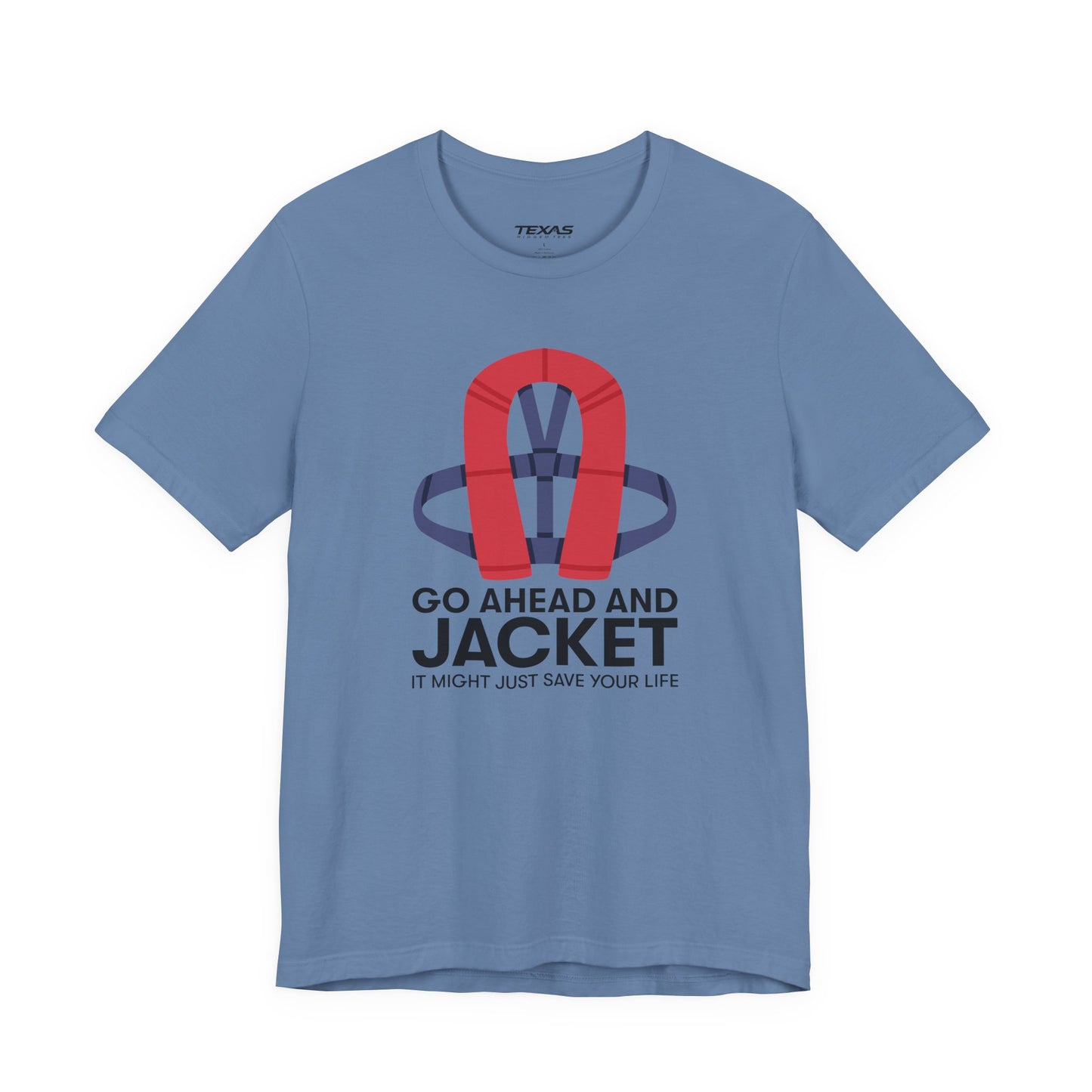 Go Ahead and Jacket — Unisex Cotton Tee
