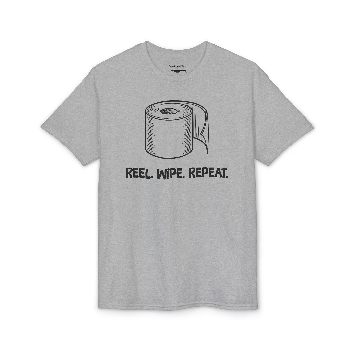 Reel. Wipe. Repeat. — Unisex DryBlend® T-Shirt