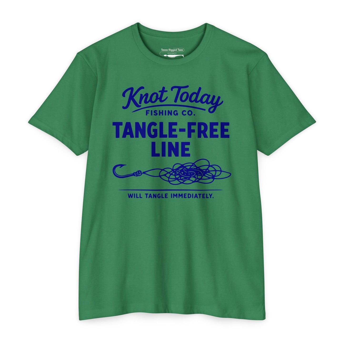 Knot Today Fishing Co. — Unisex Cotton-Poly Blend T-Shirt