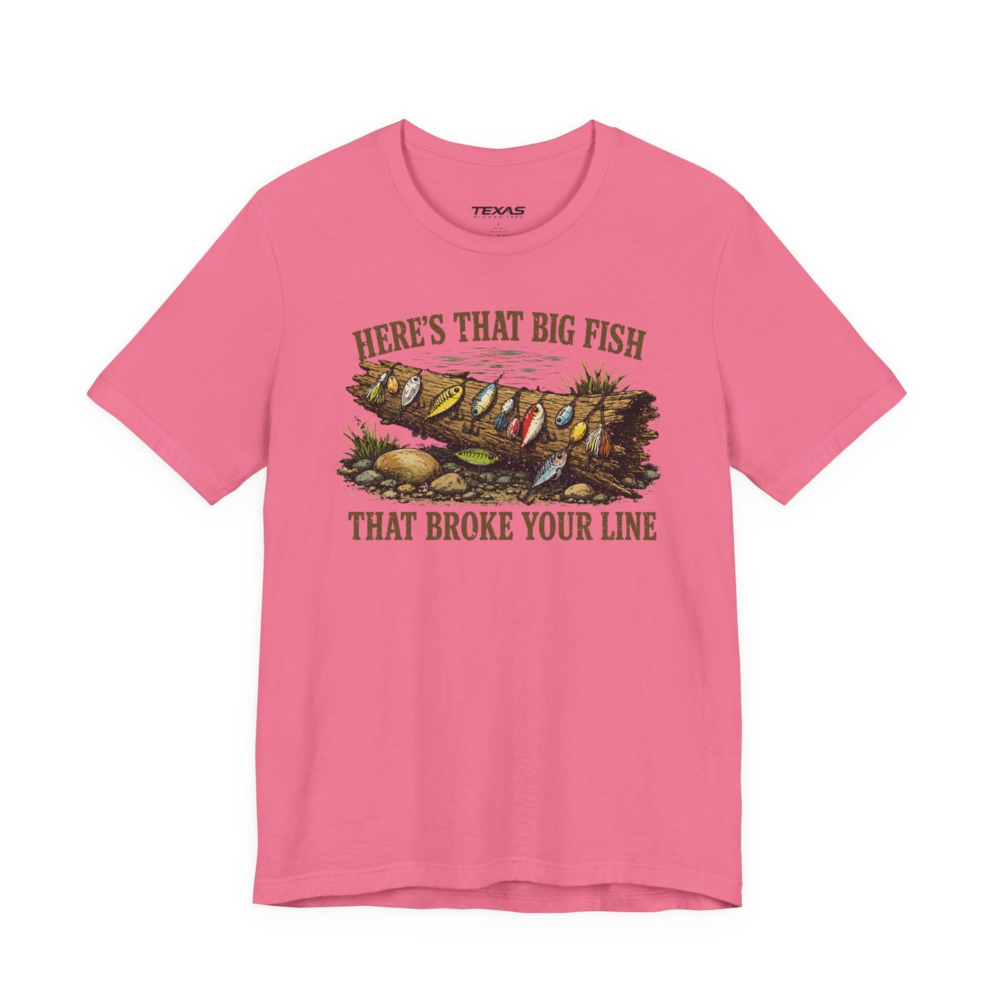Here’s That Big Fish That Broke Your Line — Unisex Cotton Tee