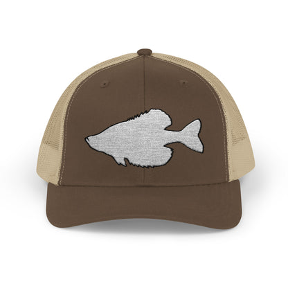 Crappie Silhouette — Embroidered Baseball Cap