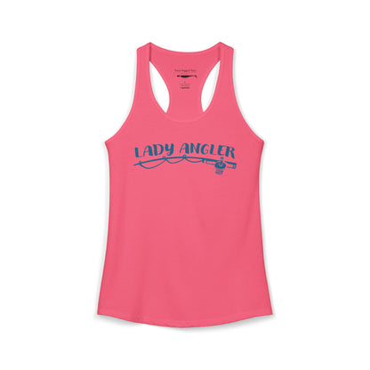 Lady Angler — Women’s Racerback Tank