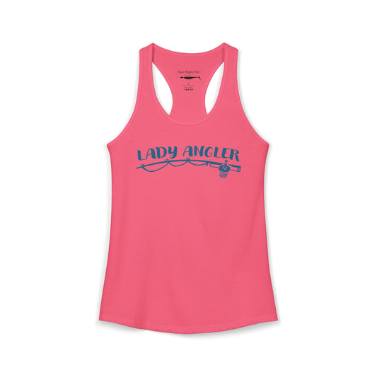 Lady Angler — Women’s Racerback Tank