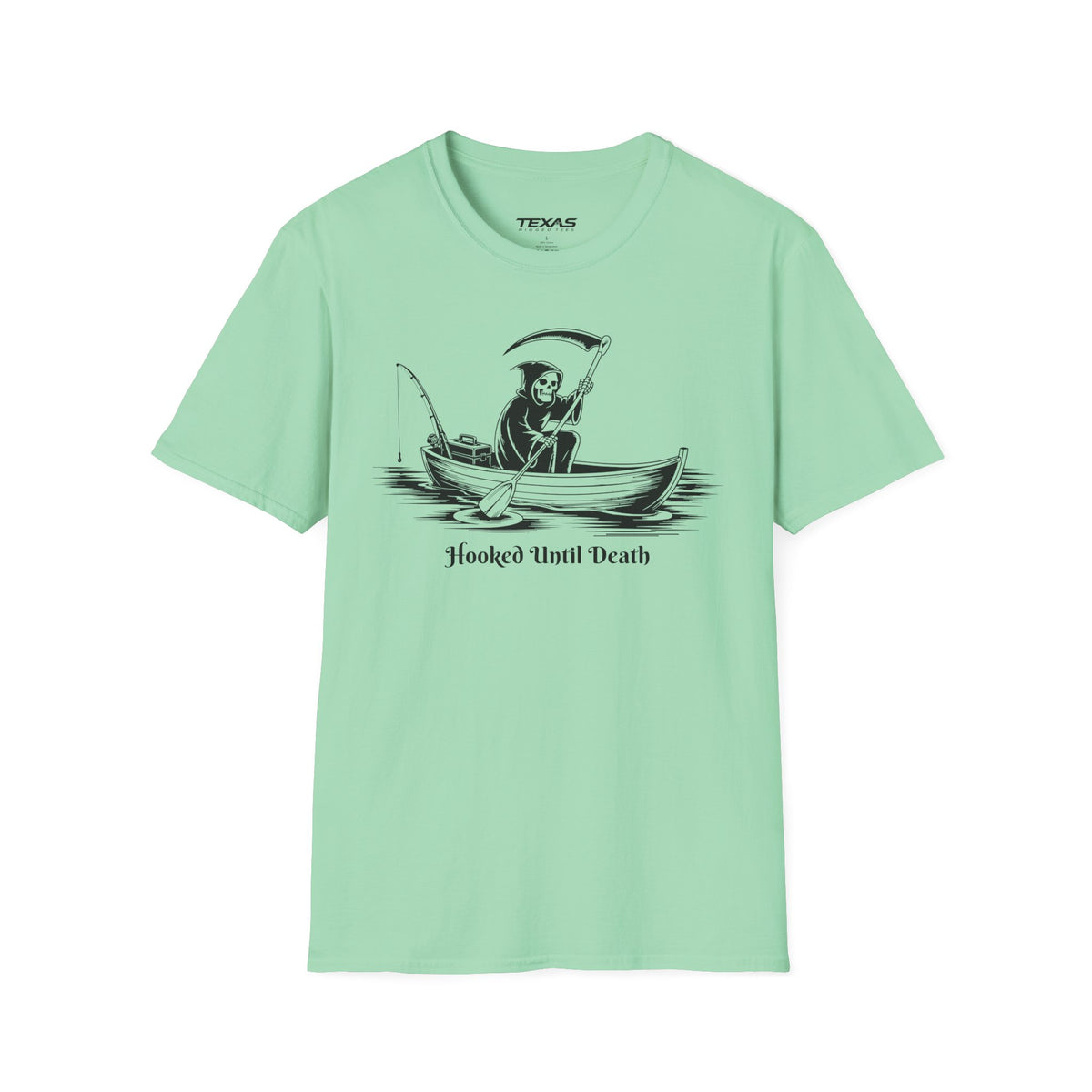 Hooked Until Death — Unisex Cotton Tee