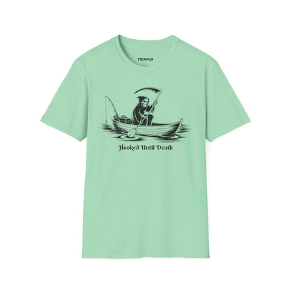 Hooked Until Death — Unisex Cotton Tee