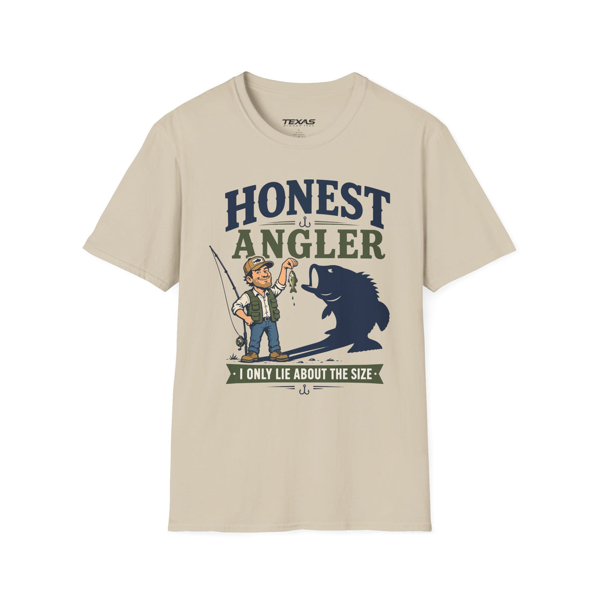 Honest Angler — Unisex Cotton Tee