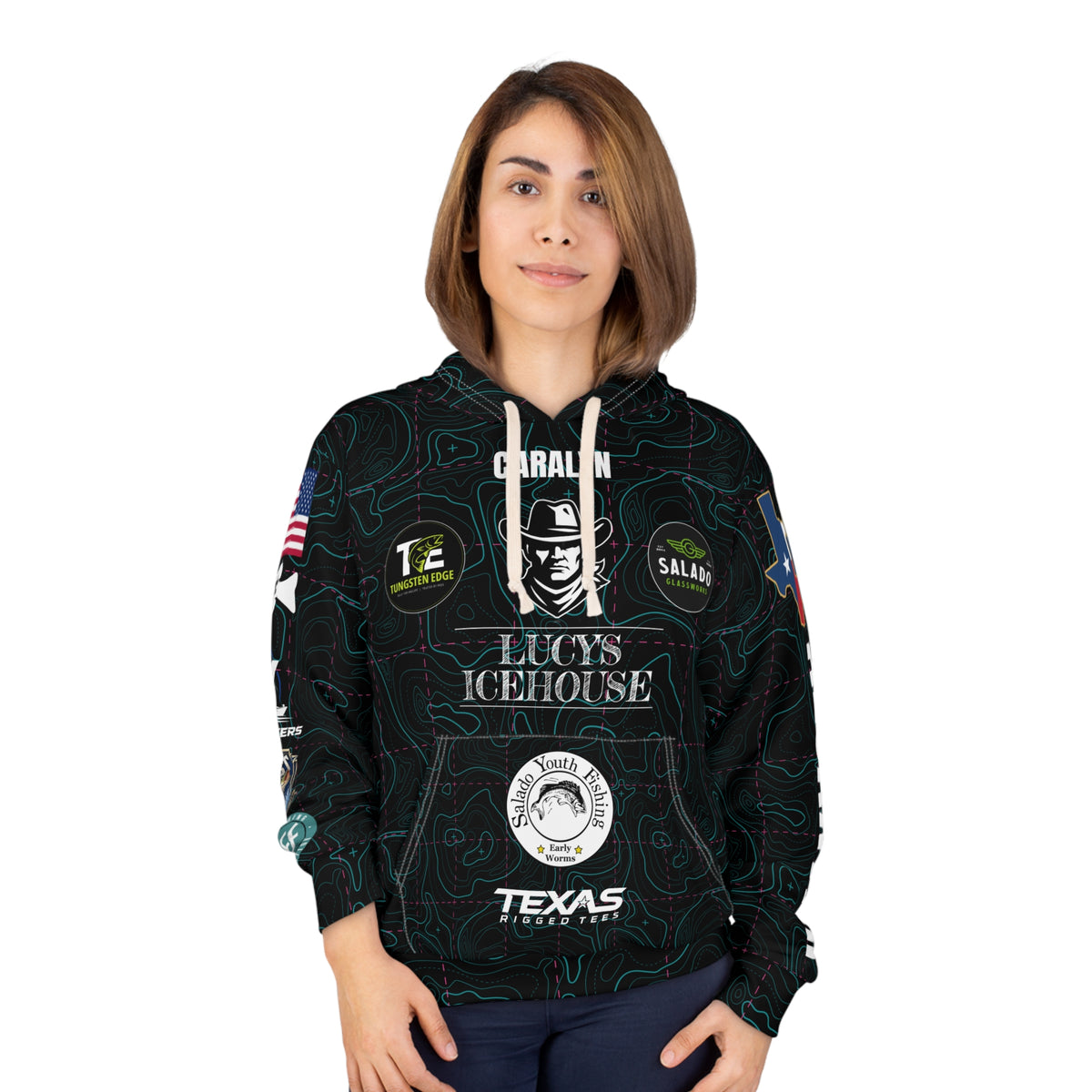 Caralyn Alcantar Black Jersey — Pullover Hoodie Sweatshirt
