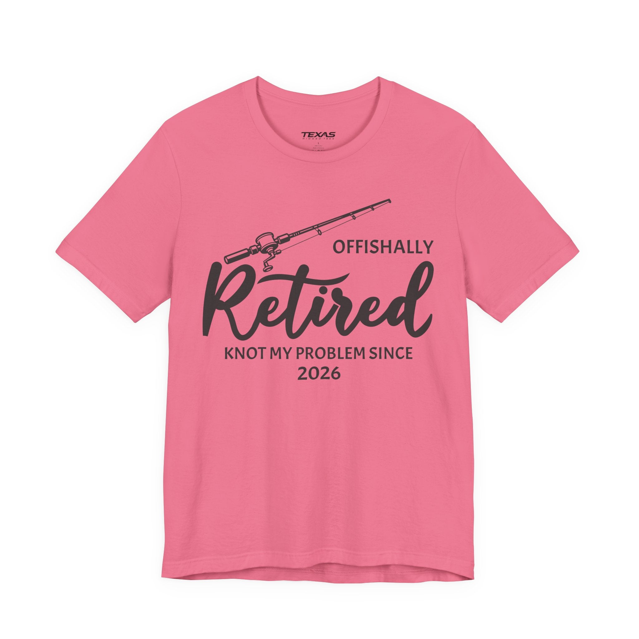 Offishally Retired — Unisex Cotton Tee (Customizable)