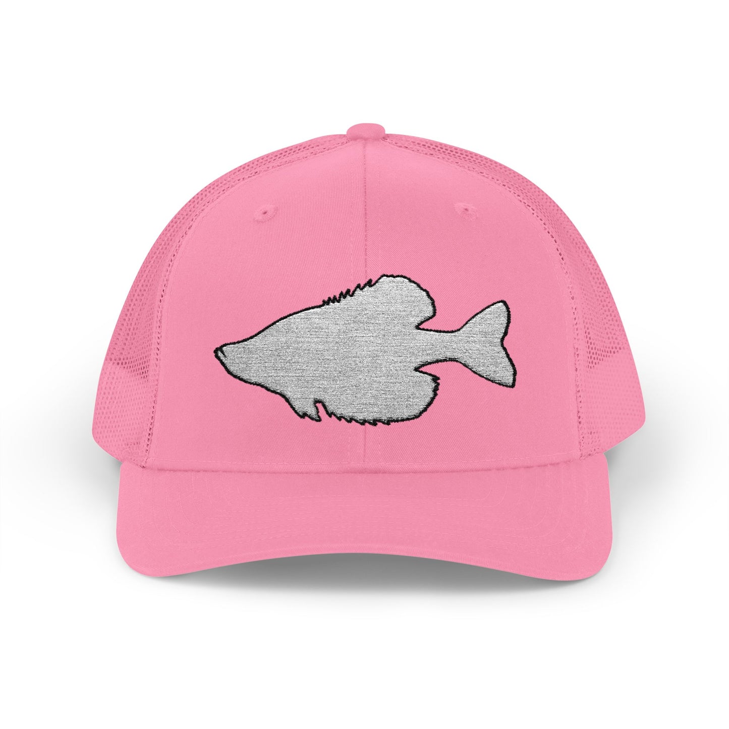 Crappie Silhouette — Embroidered Baseball Cap