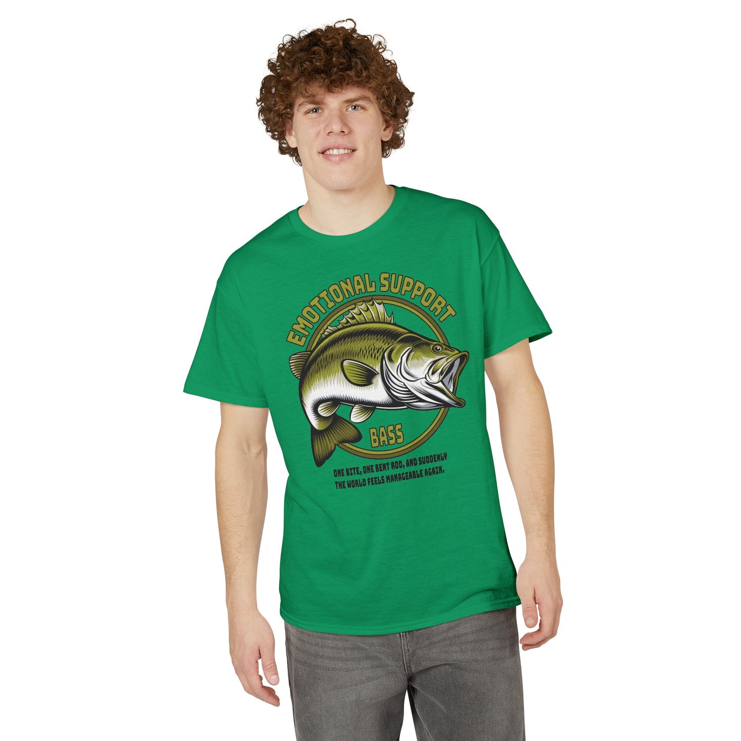 Emotional Support Bass — Unisex DryBlend® T-Shirt