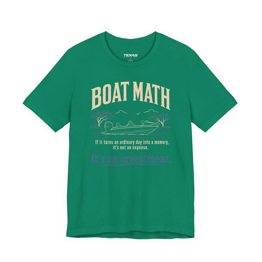 Boat Math — Unisex Cotton Tee