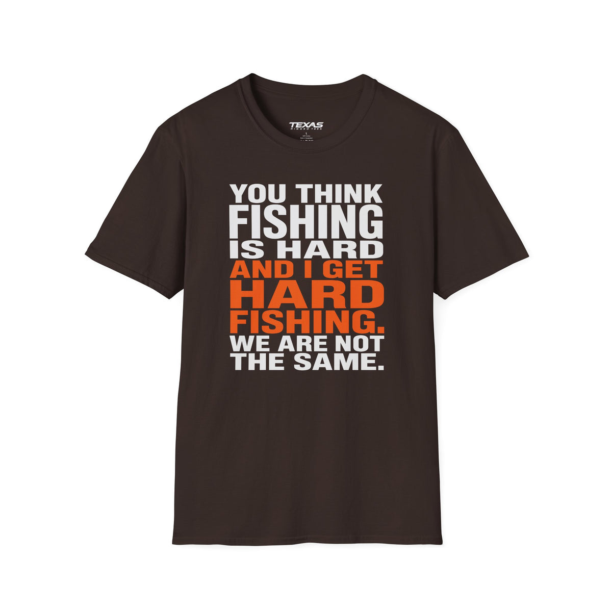 Hard Fishing — Unisex Cotton Tee