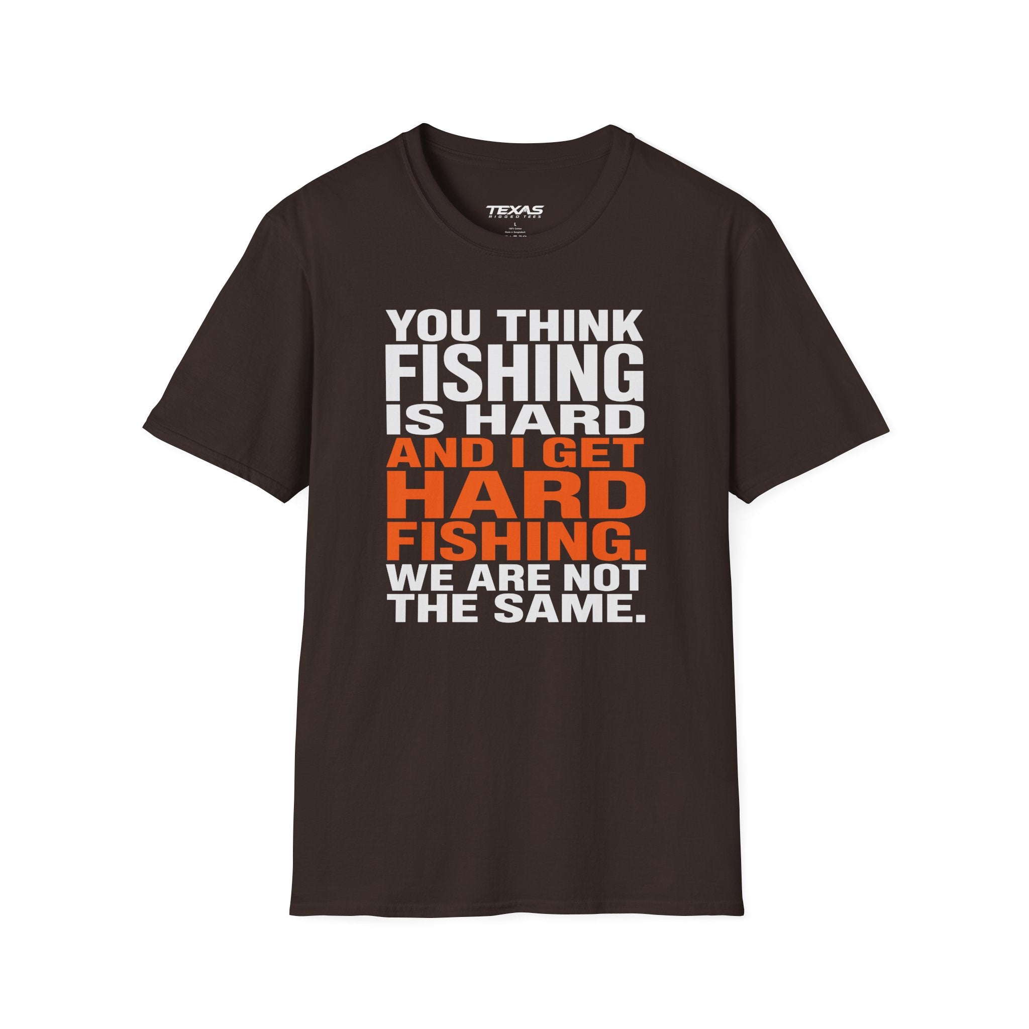 Hard Fishing — Unisex Cotton Tee