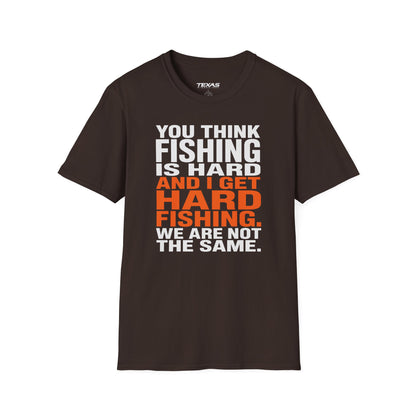 Hard Fishing — Unisex Cotton Tee