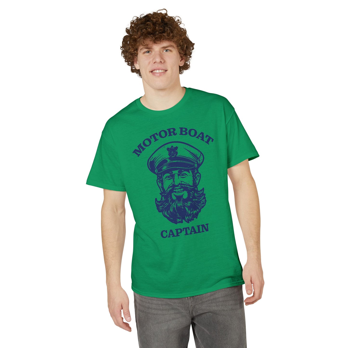 Motor Boat Captain — Unisex DryBlend® T-Shirt