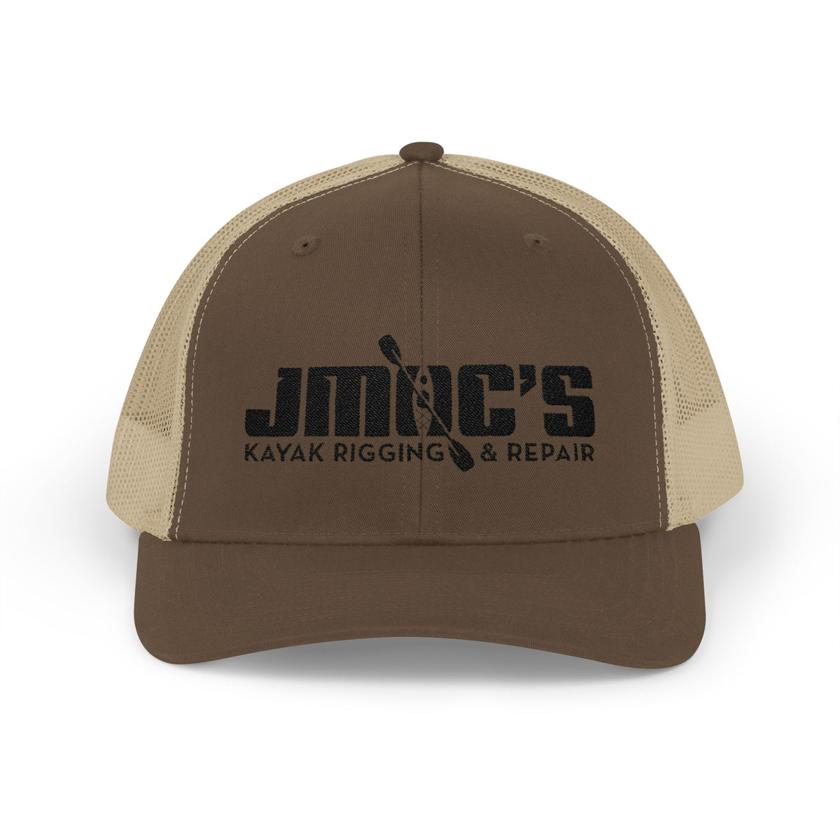 JMOC's Kayak Rigging & Repair (Dark Logo) — Embroidered Baseball Cap