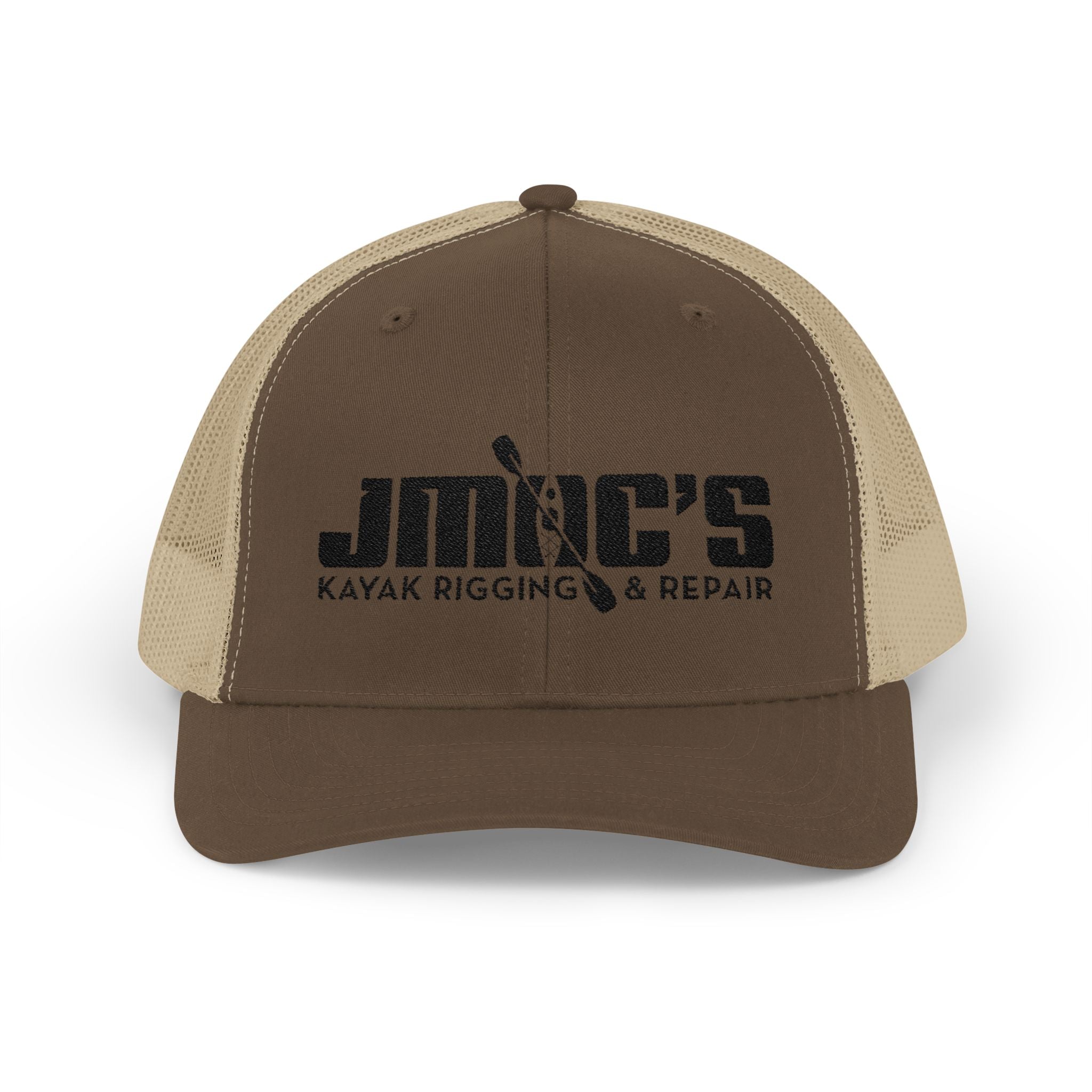 JMOC's Kayak Rigging & Repair (Dark Logo) — Embroidered Baseball Cap