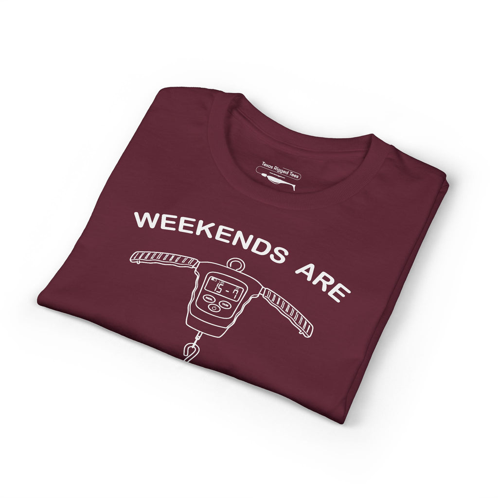 Weekends Are for Weigh-Ins — Unisex DryBlend® T-Shirt