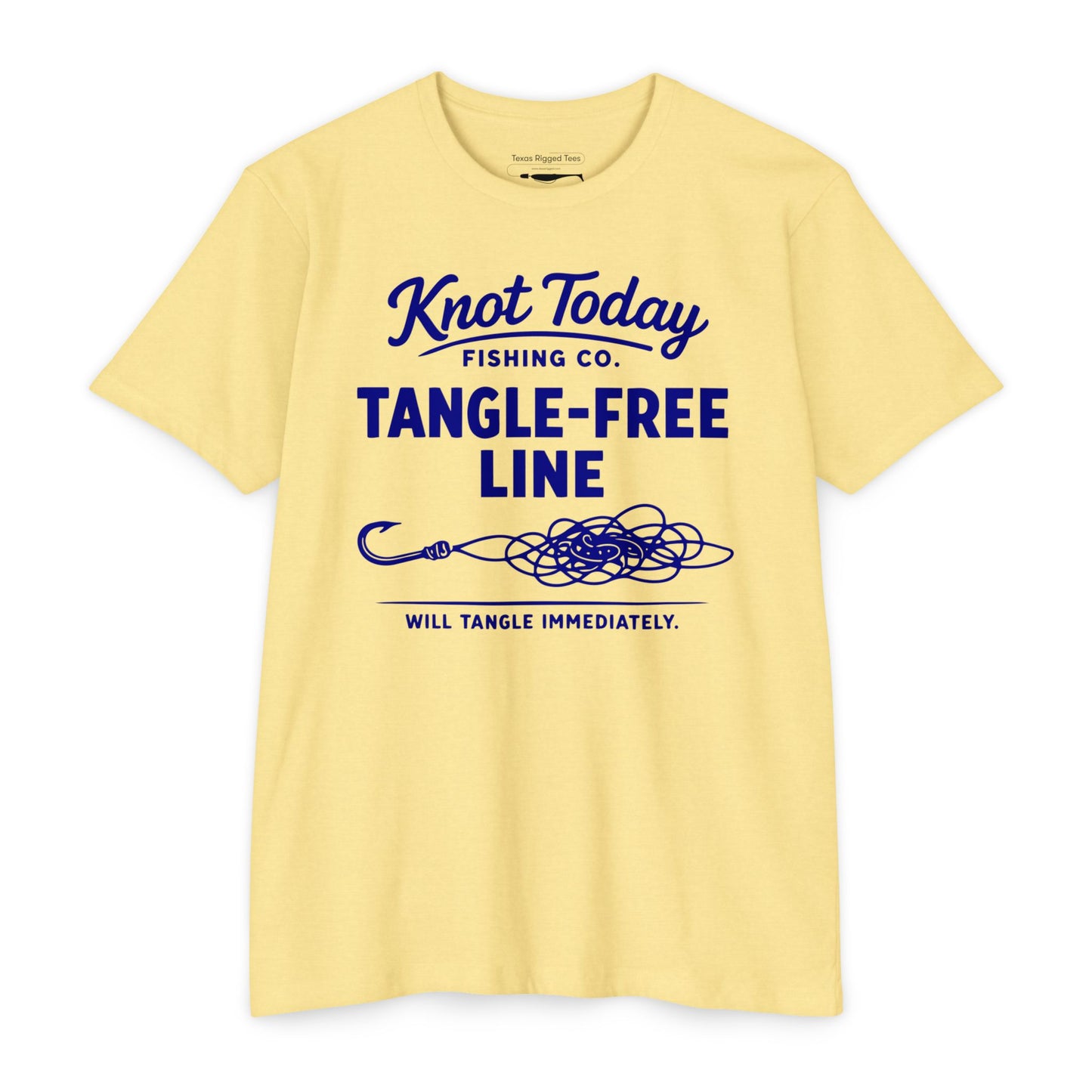 Knot Today Fishing Co. — Unisex Cotton-Poly Blend T-Shirt