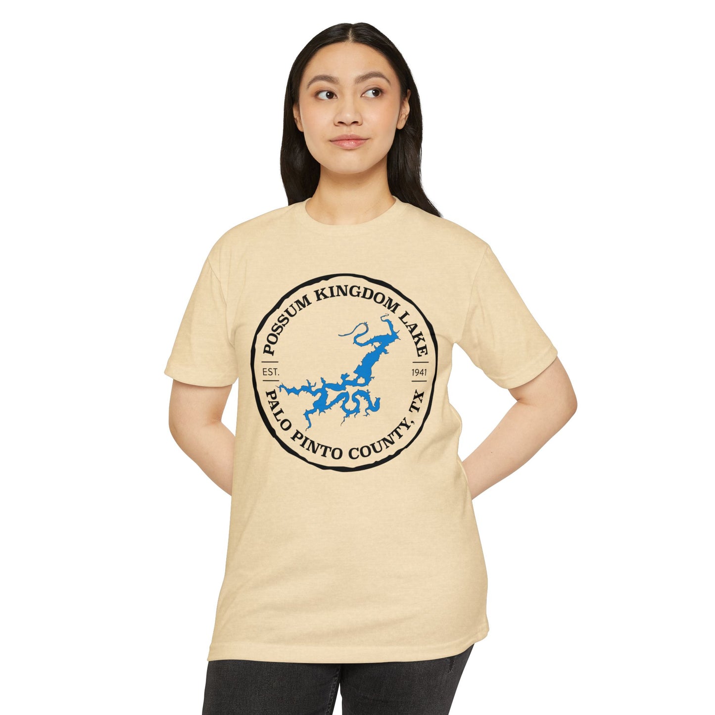 Possum Kingdom Lake — Unisex Cotton-Poly Blend T-Shirt