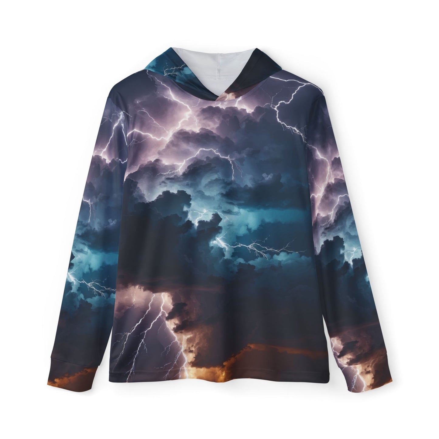 Lightning — Unisex Fishing Pullover Hoodie (SPF 50+)