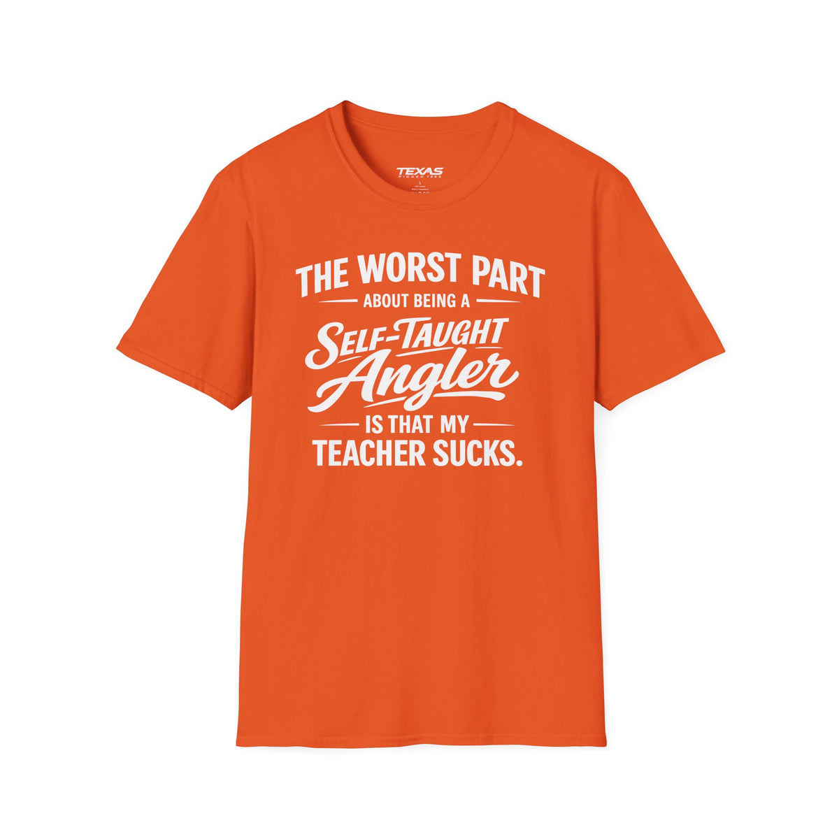 Self-Taught Angler — Unisex Cotton Tee