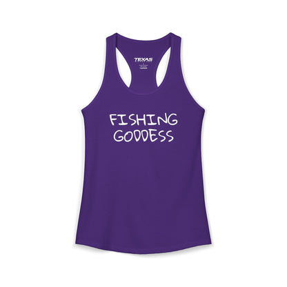Fishing Goddess — Women’s Racerback Tank