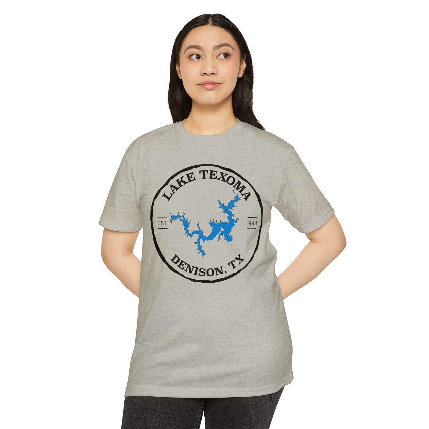 Lake Texoma — Unisex Cotton-Poly Blend T-Shirt