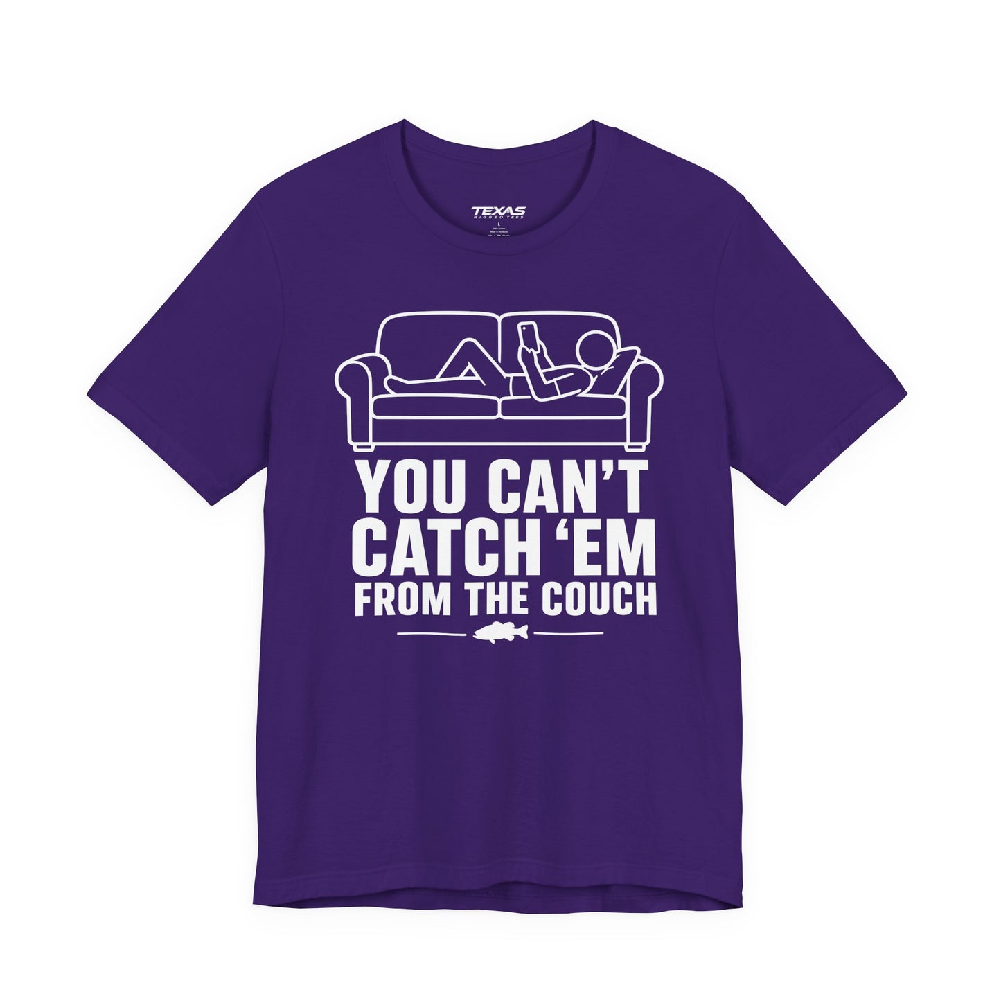 You Can’t Catch Them From the Couch — Unisex Cotton Tee