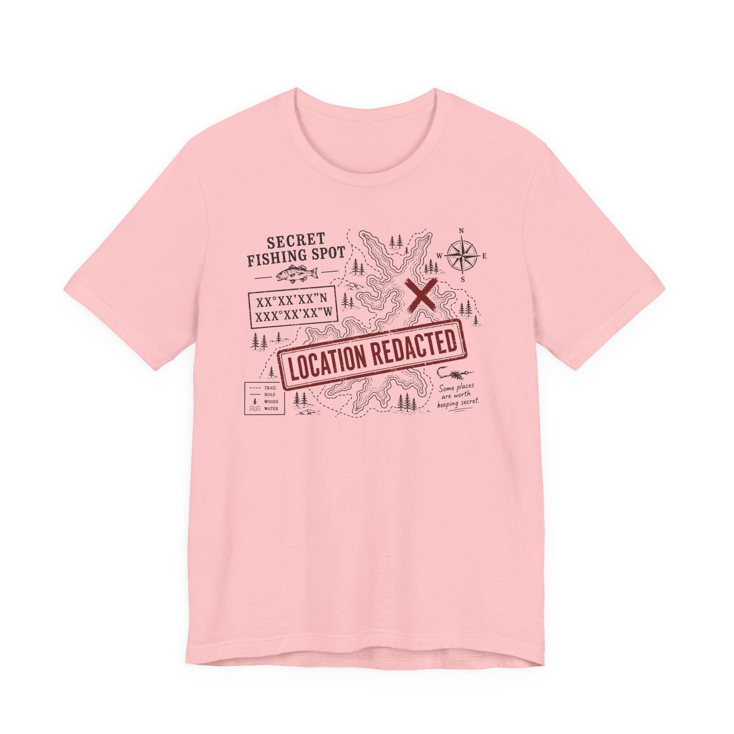 Secret Fishing Spot — Unisex Cotton Tee